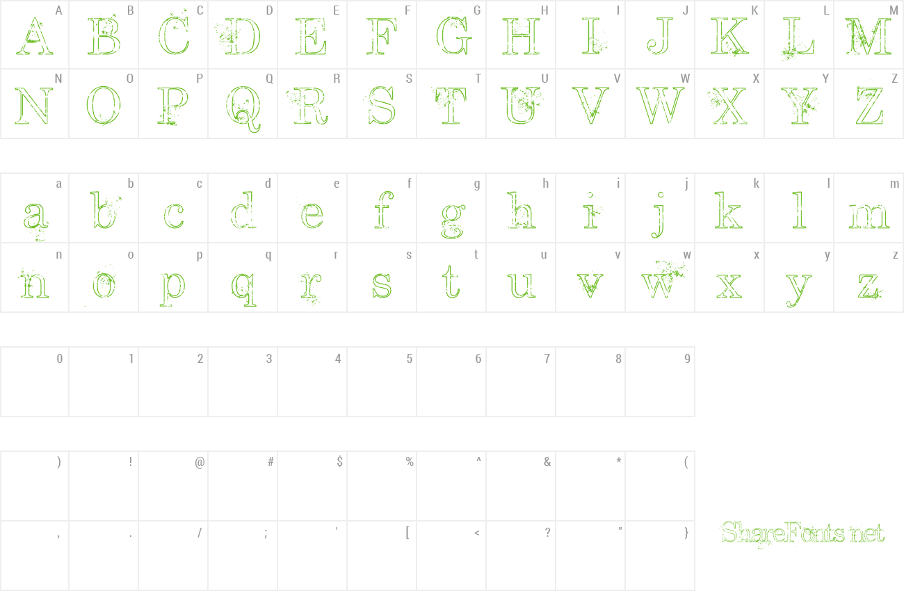 Font University High preview